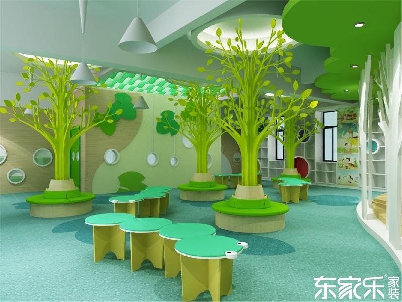 要想幼兒園裝修的像童話王國(guó)，長(zhǎng)沙裝修公司提醒色彩這樣搭配就對(duì)了！